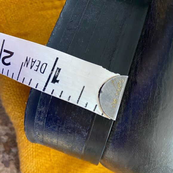 Cuoio Black Leather Knee Riding Boots, size 38 - Picture 15 of 15